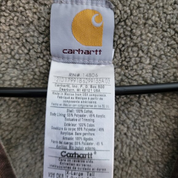 Carhartt Men's dark brown vest. - Picture 7 of 7